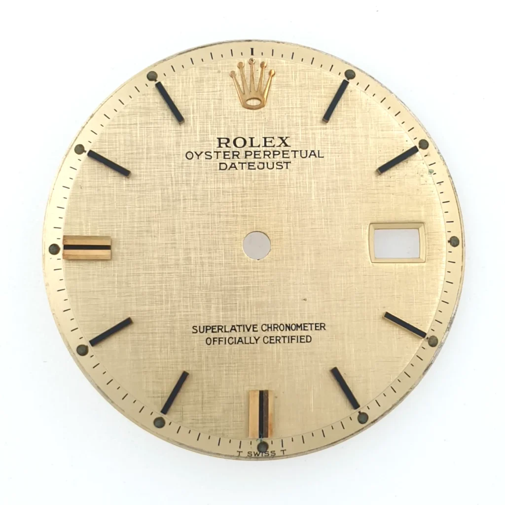 Vintage Rolex Oyster Datejust 36mm Champagne Dial 1601 1603 Cal. 1570 Pie Pan