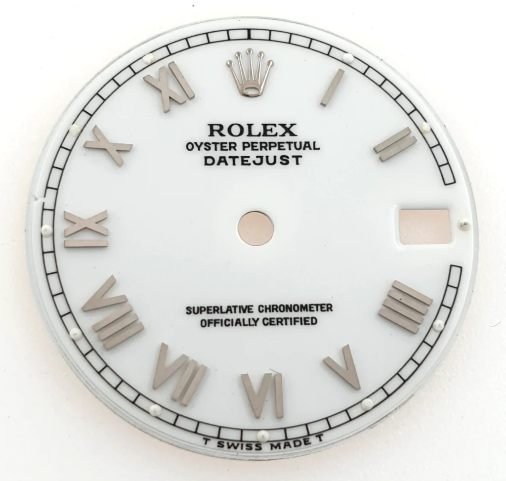 Rolex 31mm Oyster Perpetual Datejust White Enamel Dial Roman Numerals