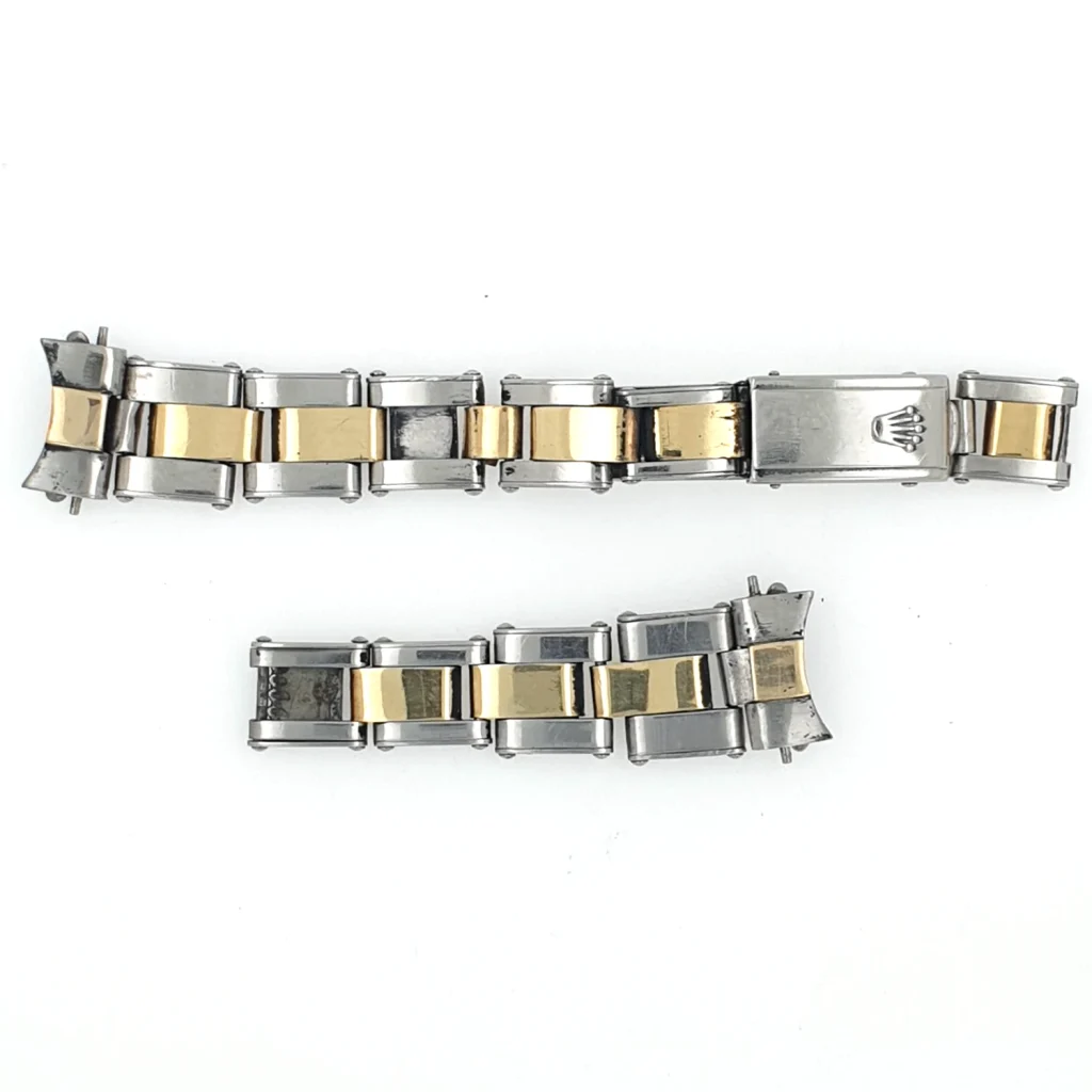 Original Lady Rolex Vintage Oyster SS Yellow Gold 66 Band 13mm 13.5cm / 5.25in