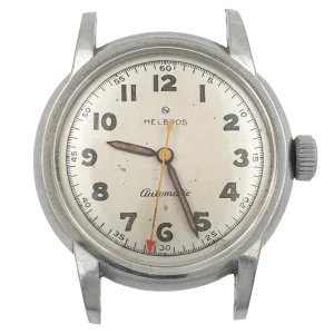 Vintage Helbros 31mm Automatic Movement Caliber 62H 17J Stainless Steel Case