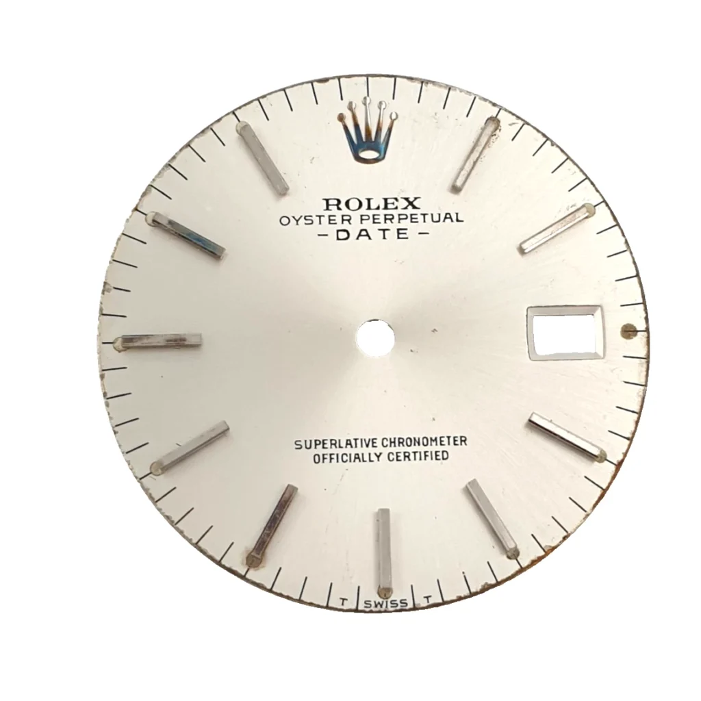 Rolex 34mm Oyster Perpetual Date 1500 Cal. 1570 Silver Dial