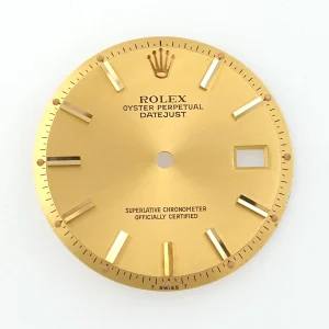 Vintage Rolex Oyster Datejust 36mm Champagne Dial 1601 1603 Cal. 1570 Pie Pan