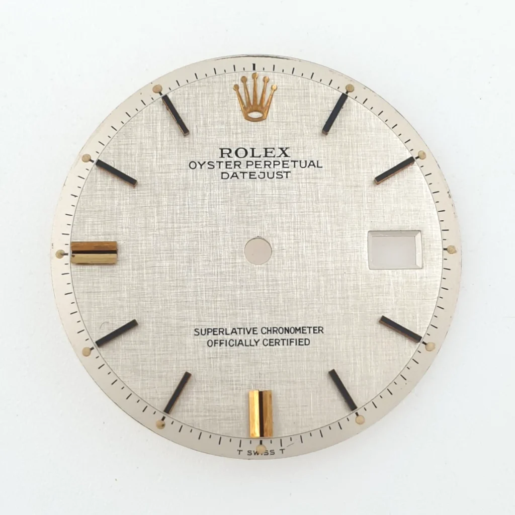 Vintage Rolex Oyster Datejust 36mm Textured Silver Dial 1601 1603 Cal. 1570