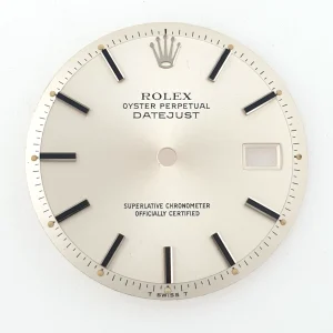 Vintage Rolex Oyster Datejust 36mm Silver Dial 1601 1603 Cal. 1570 Pie Pan