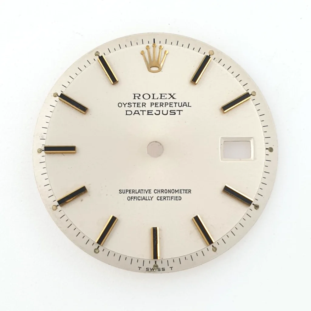 Vintage Rolex Oyster Datejust 36mm Silver Dial 1601 1603 Cal. 1570 Pie Pan