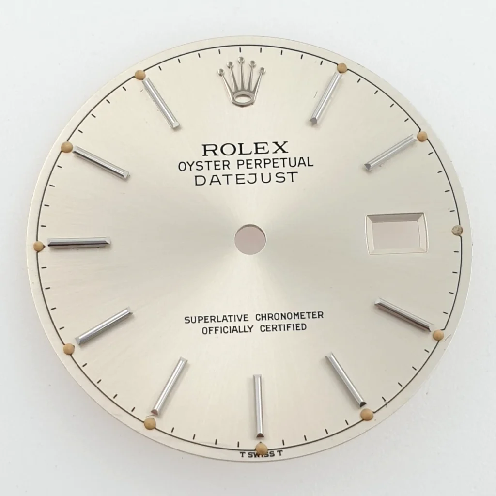 Rolex 36mm Silver Dial Oyster Perpetual Datejust Quickset Cal 3035