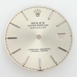 Rolex 36mm Silver Dial Oyster Perpetual Datejust Quickset Cal 3035