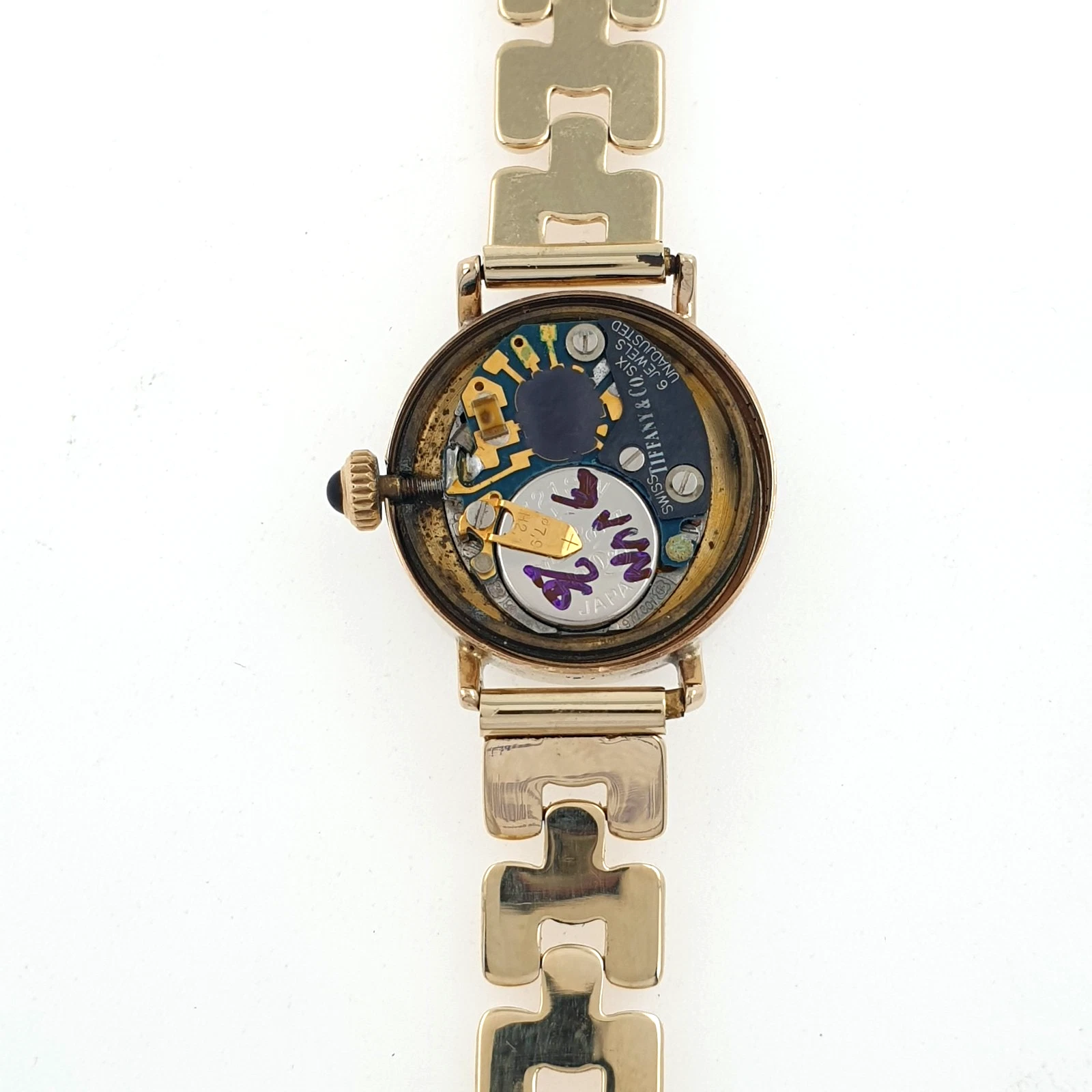 Lady Tiffany & Co Quartz Watch 14k Yellow Gold - Image 9