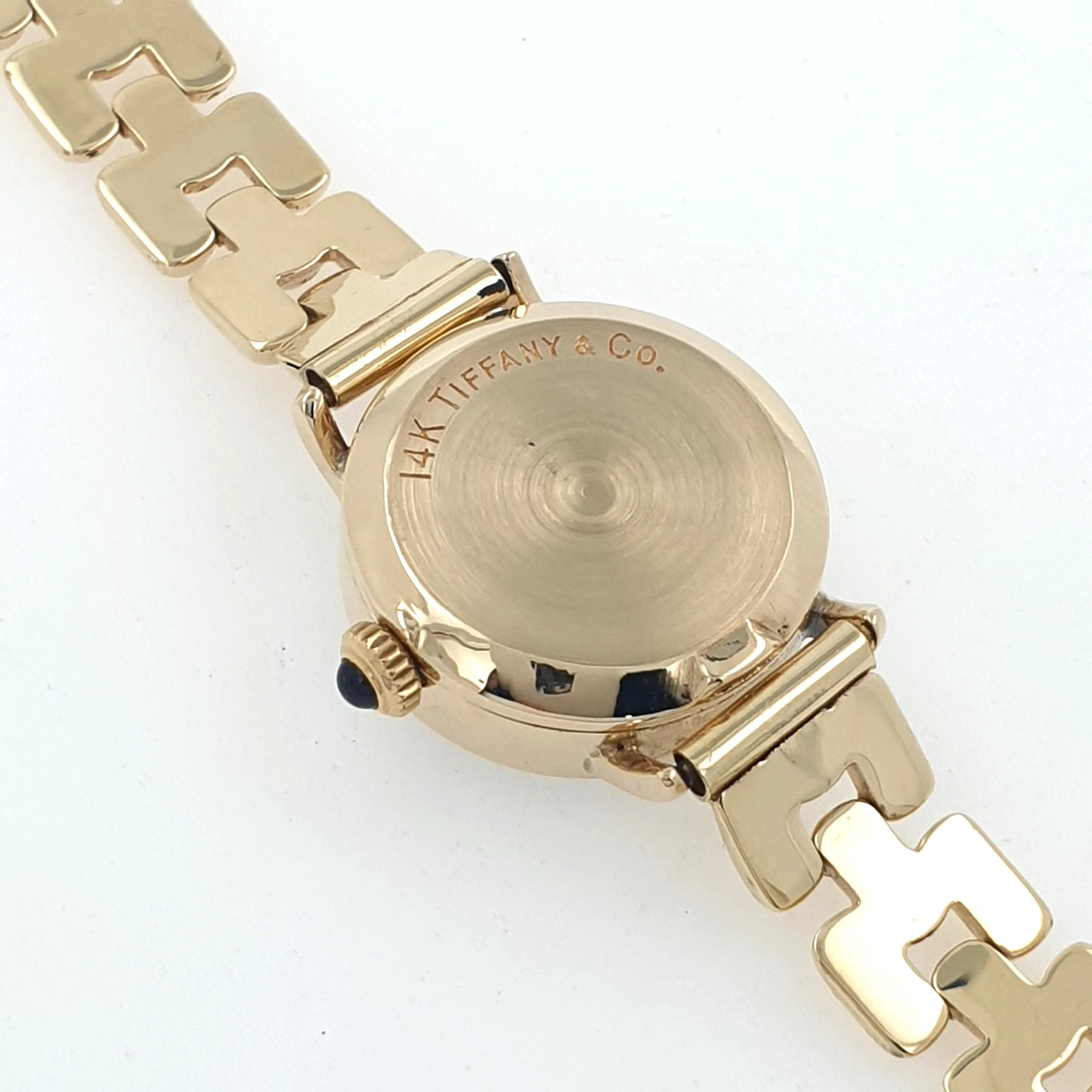 Lady Tiffany & Co Quartz Watch 14k Yellow Gold - Image 8