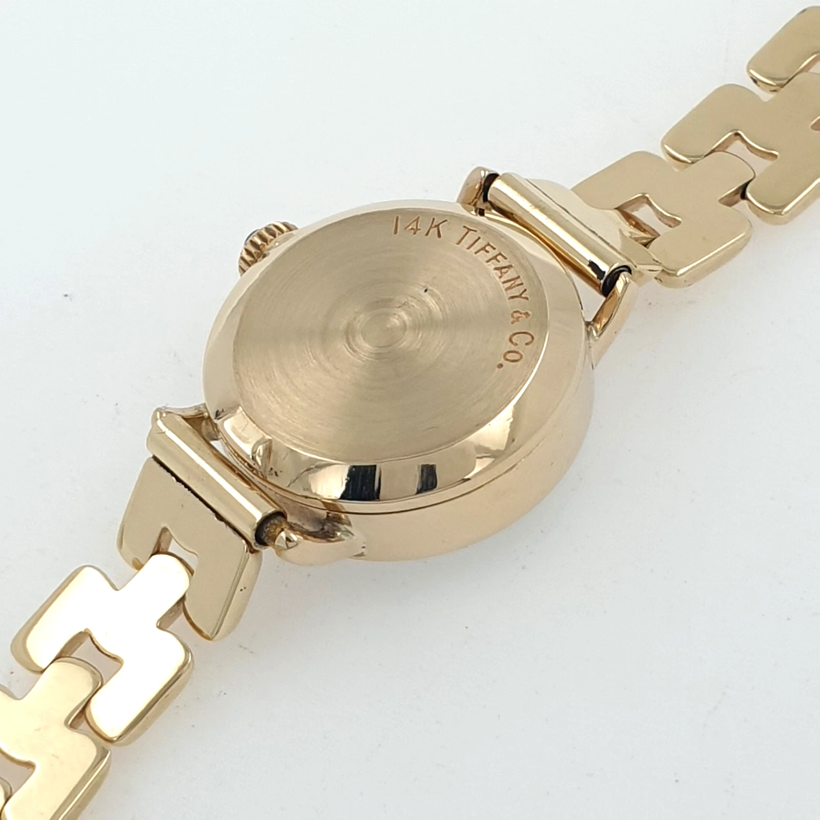 Lady Tiffany & Co Quartz Watch 14k Yellow Gold - Image 7