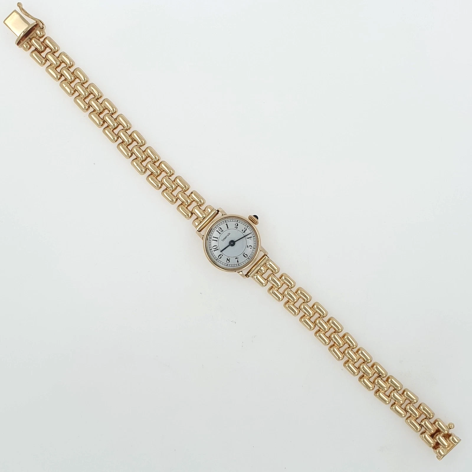 Lady Tiffany & Co Quartz Watch 14k Yellow Gold - Image 6