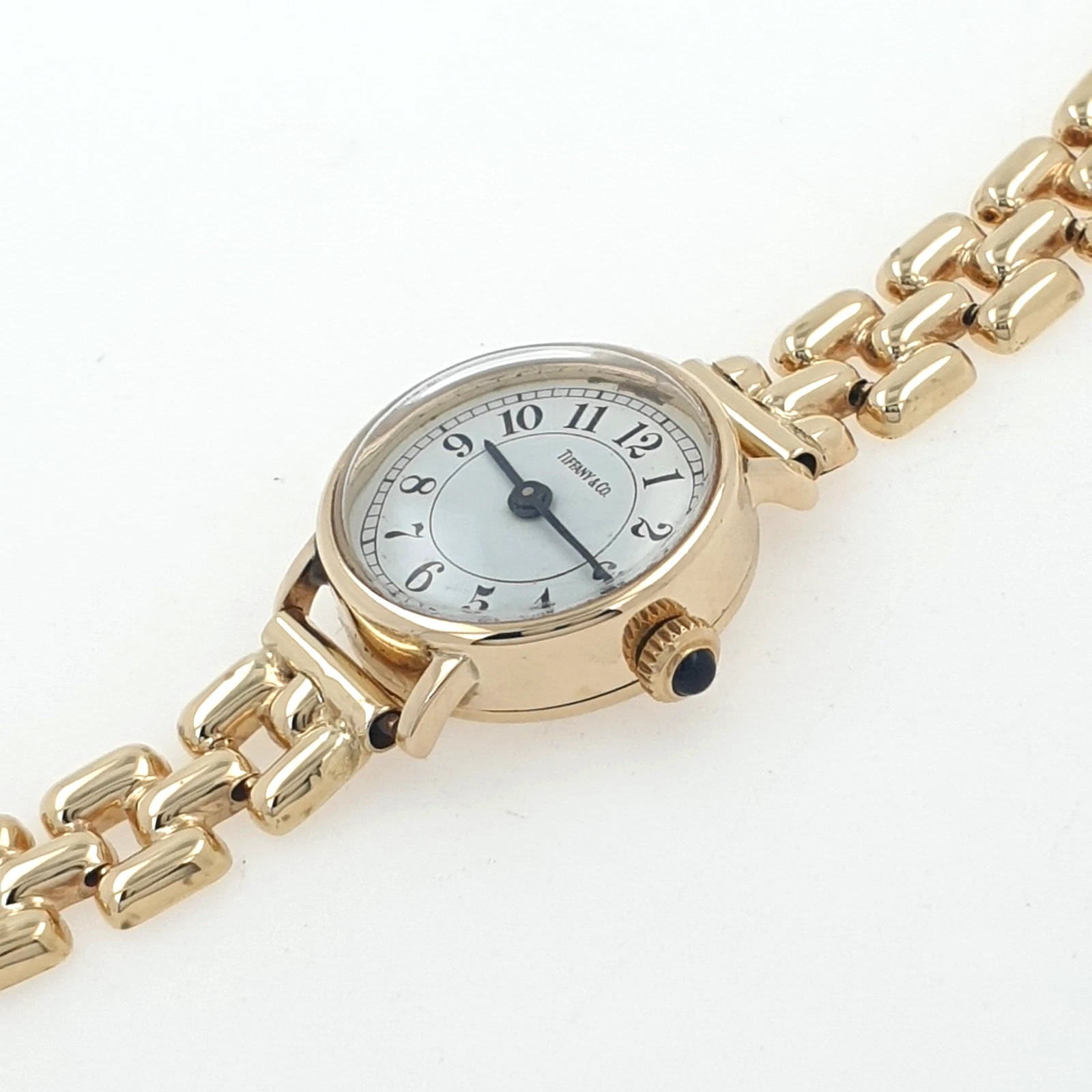 Lady Tiffany & Co Quartz Watch 14k Yellow Gold - Image 5
