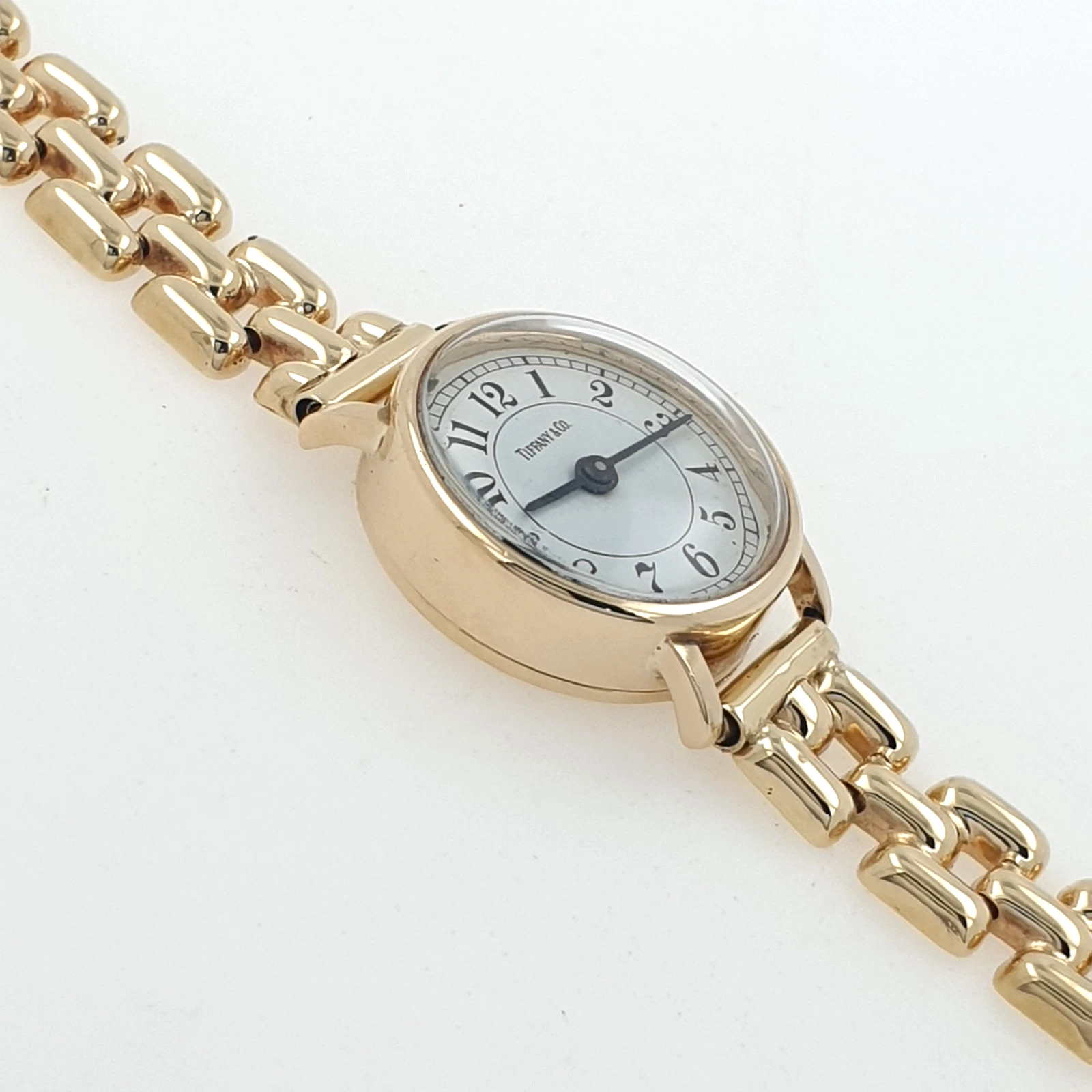 Lady Tiffany & Co Quartz Watch 14k Yellow Gold - Image 4
